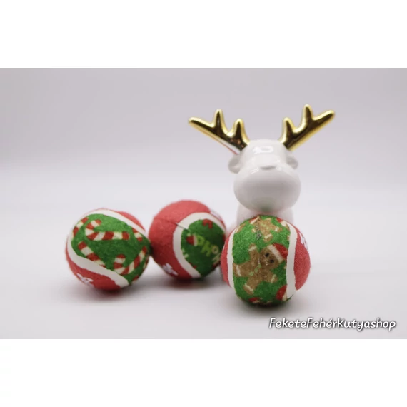 KONG Holiday Squeakair Teniszlabda Csomag (M) - 6 db-os