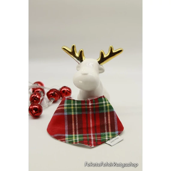 Piros-Zöld skót kockás vászon