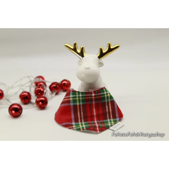 Piros-Zöld skót kockás vászon