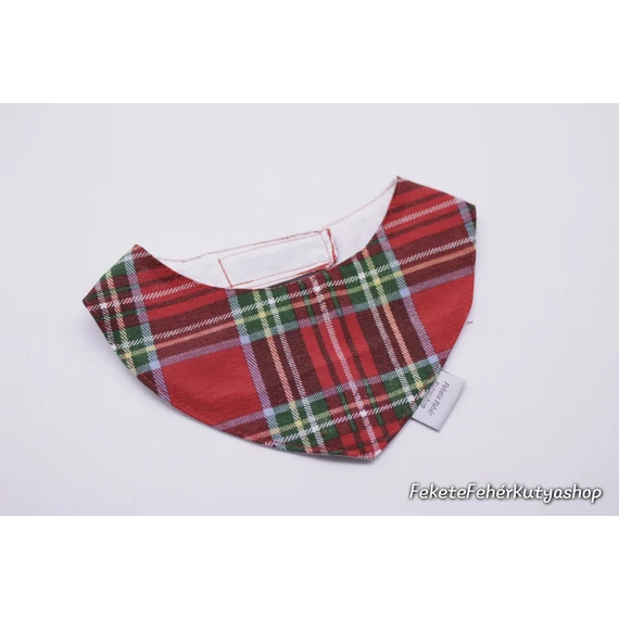 Piros-Zöld skót kockás vászon