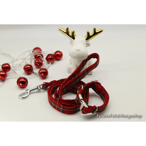 The Classic Red Tartan - Klasszikus Piros Skót Kockás Póráz