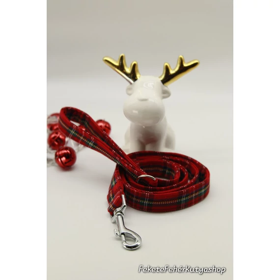 The Classic Red Tartan - Klasszikus Piros Skót Kockás Póráz