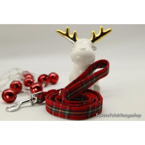 The Classic Red Tartan - Klasszikus Piros Skót Kockás Póráz
