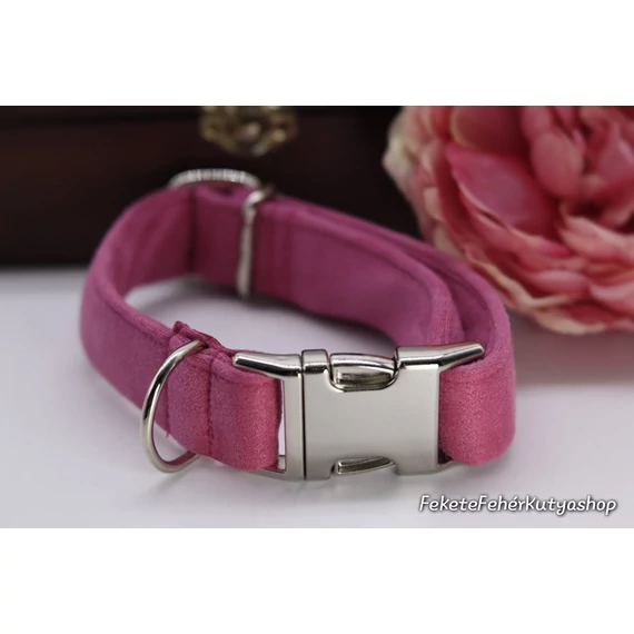 Málna Sorbet Bársony Kutyanyakörv