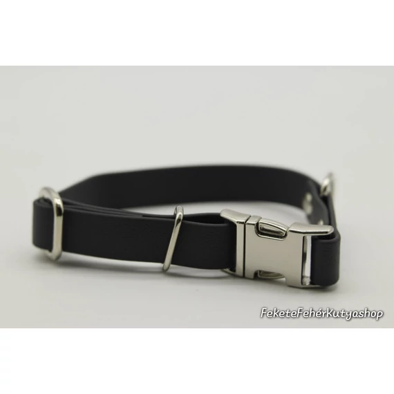 Vízálló, Biothane nyakörv - Always Elegant Black -Fekete