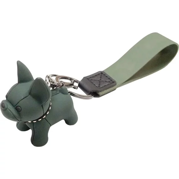 Bulldog-os Kulcstartó - Croci - Zöld