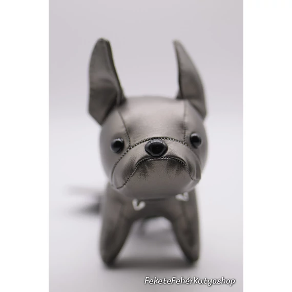Nagy Francia Bulldog-os Kulcstartó - Croci - Szürke