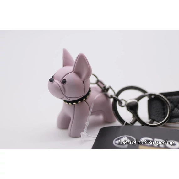 Bulldog-os Kulcstartó - Croci - Rózsaszín
