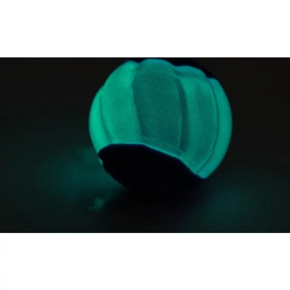 Zeus Duo Squeak&Glow Foszforeszkáló, Sípoló Labda Kutyáknak - 2db-os pack
