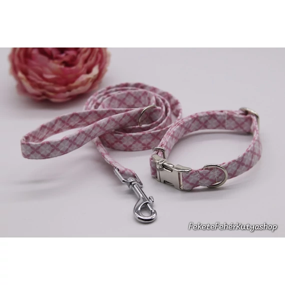 Barbie Pink Kockás Póráz