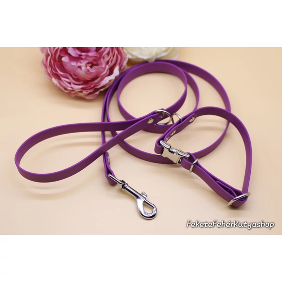 Vízálló, Biothane póráz - Royal Fuchsia Petals - Lilás Rózsaszín
