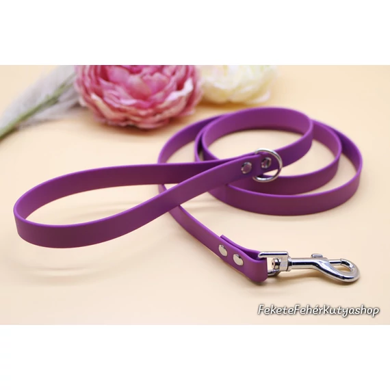 Vízálló, Biothane póráz - Royal Fuchsia Petals - Lilás Rózsaszín