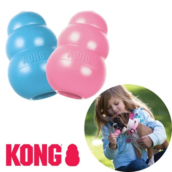 Kong Puppy -Jutalomfalattal Tölthető Harang Kutyajáték Kölyök Kutyáknak - S-es