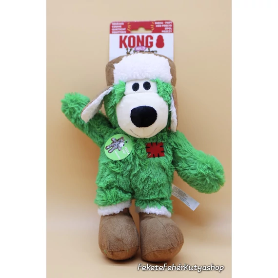 Kong Holiday Wild Knots Karácsonyi Plüss Maci - M-L-es Több Színben - Limitált