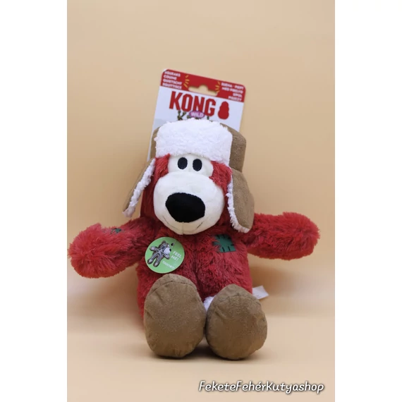 Kong Holiday Wild Knots Karácsonyi Plüss Maci - M-L-es Több Színben - Limitált