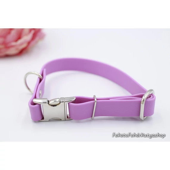 Vízálló, Biothane nyakörv - Orchid Purple - Pasztell Lila