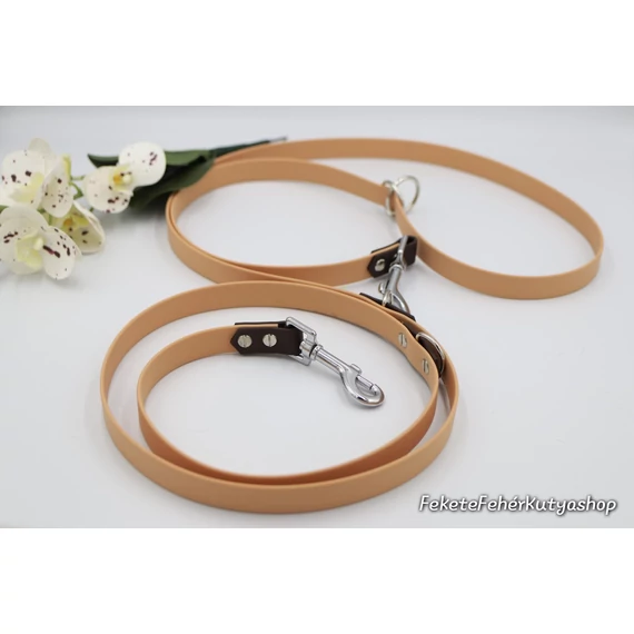 Desert-Espresso Biothane Vízálló Hands Free Póráz - Szabad Kezes Póráz - Kész termék