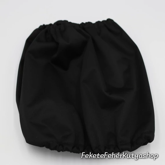 Fekete Egyszínű Vízlepergetős fülvédő kutyáknak - 4-es méret