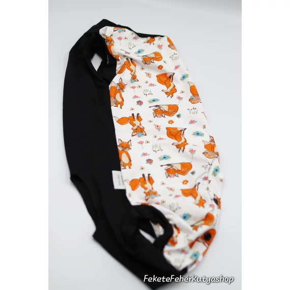 Rókás Műtét Utáni Kutyaruha Kan, Fiú Kutyusoknak és Macskáknak - 7-es Méret Kész termék