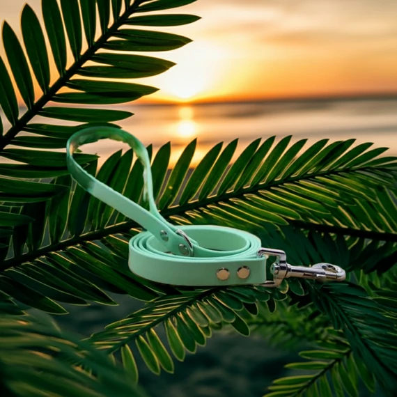 Vízálló, Biothane póráz -Caribbean Green - Zöld