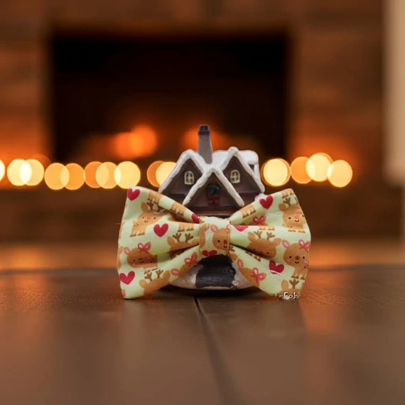 Cute Reindeers - Rénszarvasos Csokornyakkendő Kutyáknak