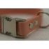 Kép 3/8 - Vízálló, Biothane nyakörv -Glamorous Glittering Salmon Pink - Lazac Rózsaszín Gliiter Metál Fényes