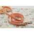 Kép 1/7 - Vízálló, Biothane póráz -Glamorous Glittering Salmon Pink - Lazac Rózsaszín Gliiter Metál Fényes