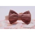 Kép 7/13 - Púderrózsaszín Bársony Csokornyakkendő Kutyáknak