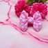 Kép 1/10 - Barbie Pink Kockás Csokornyakkendő Kutyáknak